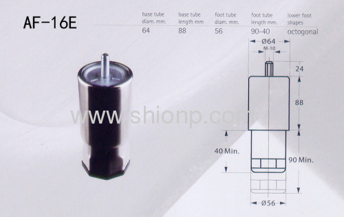China Adjustable Stainless Steel Cabinet Legs