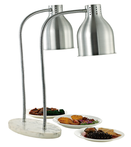 Commercial Kitchen Double Lamp Warming Station