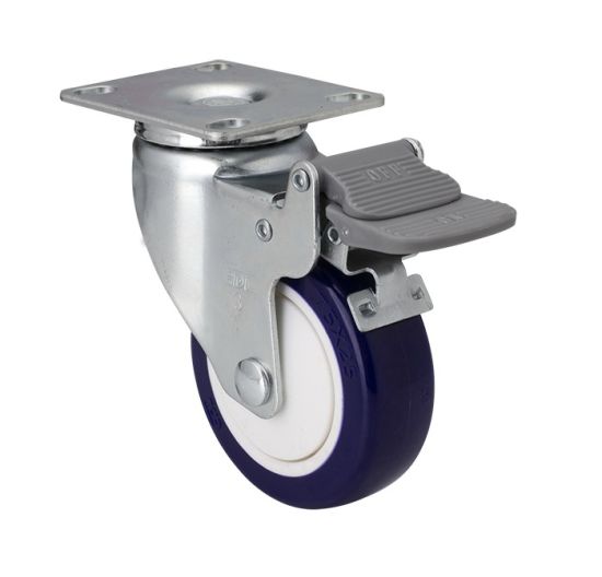Small Rubber Caster Wheels Mini 2" 30kg 