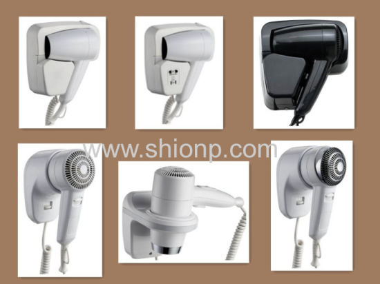 China Hotel Hair Dryers Wall Mounted