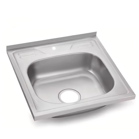 Bassin de cuisine &agrave; cuve unique en acier inoxydable carr&eacute; bon march&eacute; en gros