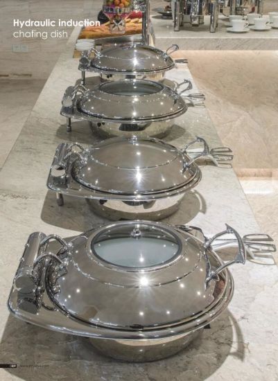 Rectangular Chafing Dish with Glass Lid