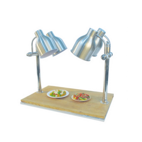 Cuisine commerciale quatre lampes Station de r&eacute;chauffement affichage des aliments Warme